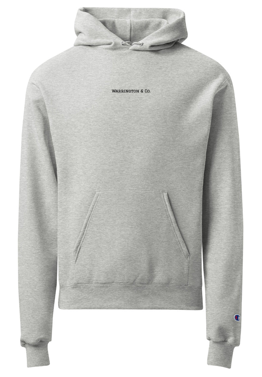 Warrington & Co. Champion Hooded Sweatshirt - Light Steel